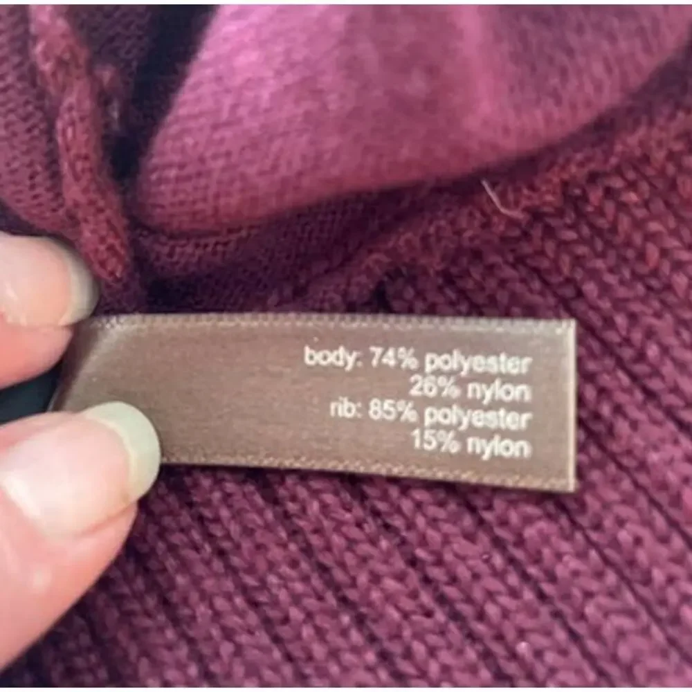 The Limited Women Size Small Long Sleeve Sweater Burgundy Vintage